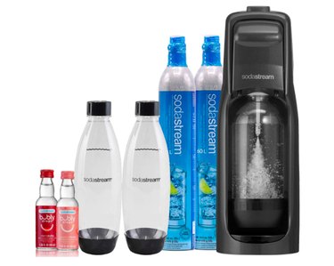 SodaStream Jet Sparkling Water Maker, Bundle With bubly Drops