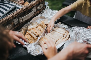 Sandwiches at a Picnic