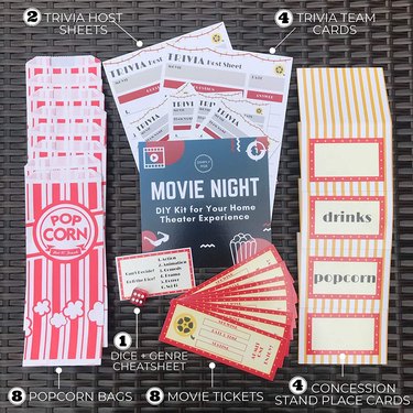 Deluxe Movie Night Decor DIY Kit