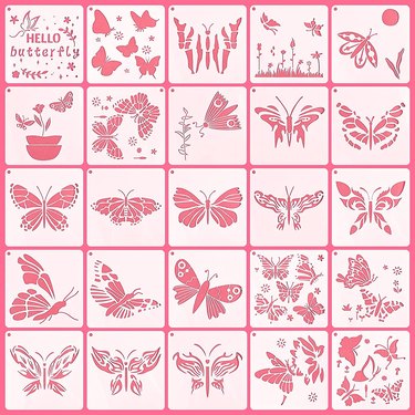 Butterfly Painting Stencils