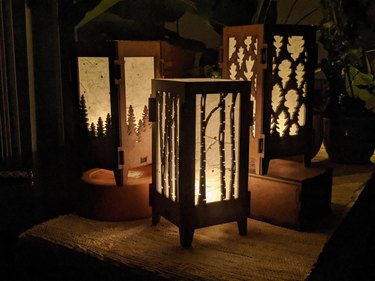 Wood and Paper Lantern Kits