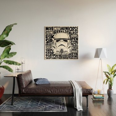 "Look Sir, Droids! - Stormtrooper" by Matthew Taylor Wilson Wood Wall Art