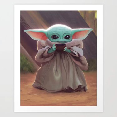 baby yoda fan art