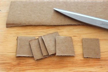 cut cardboard