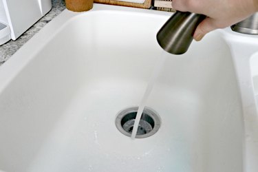 freshen stinky drains with mouthwash