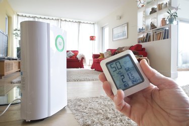 Dehumidifier and energy monitor in home