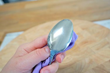 how to remove scratches from silverware
