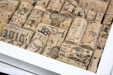 cut cork sections