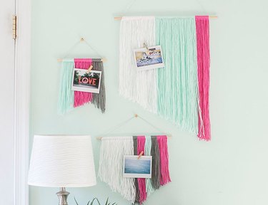 Budget-Friendly DIY Yarn Wall Hangings