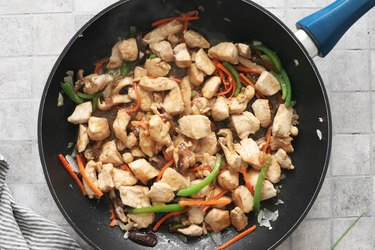 Add chicken and sauce