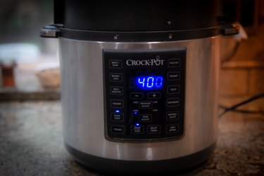 Cook soup in slow cooker