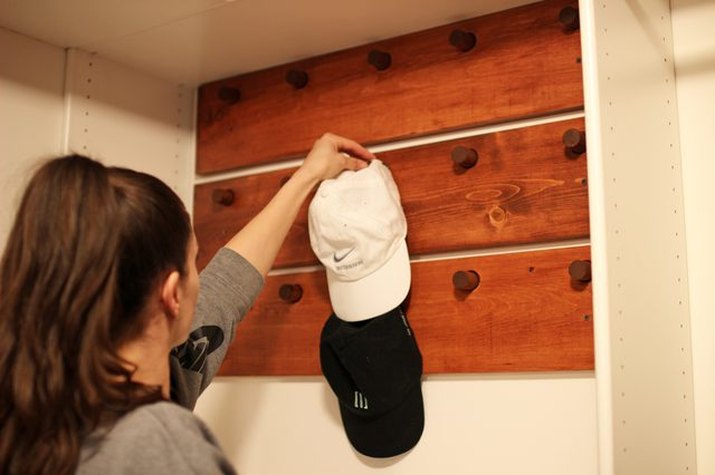 DIY Hat Organizer