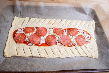 Crescent Roll Pizza Mummy Recipe