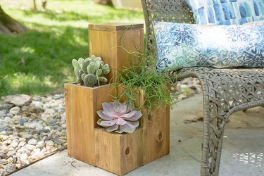 Planter Box with Side Table