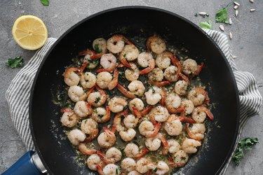 Cook shrimp