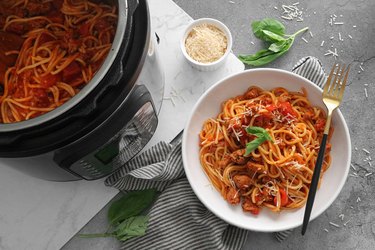 Instant Pot quick spaghetti