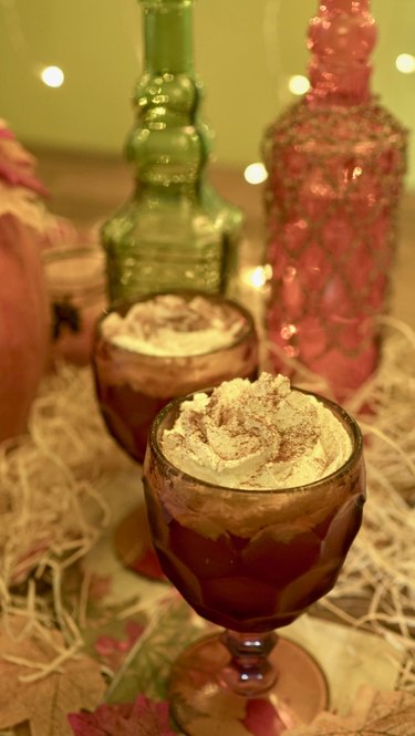 Pumpkin Pie Punch with whipped topping