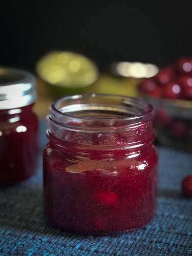 filled jar