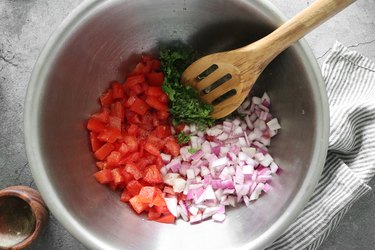 Combine in a large bowl