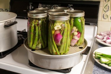 Time to pick up some fresh, local asparagus and get your pickling pants on.