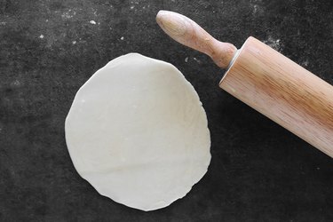 Roll leftover pie crust dough