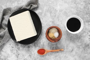 Marinated tofu ingredients