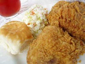 Fried chicken, coleslaw, biscuits and sweet tea are common Southern fare.­ See more pictures of comfort food.