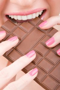 Chocolate contains the pleasure-inducing chemicals dopamine and serotonin. See more pictures of chocolate.