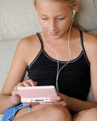 Handheld video games are addictive for tweens.