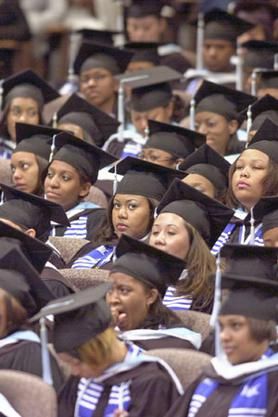 Spelman College in Atlanta, Ga., turns out hundreds of female graduates each year.