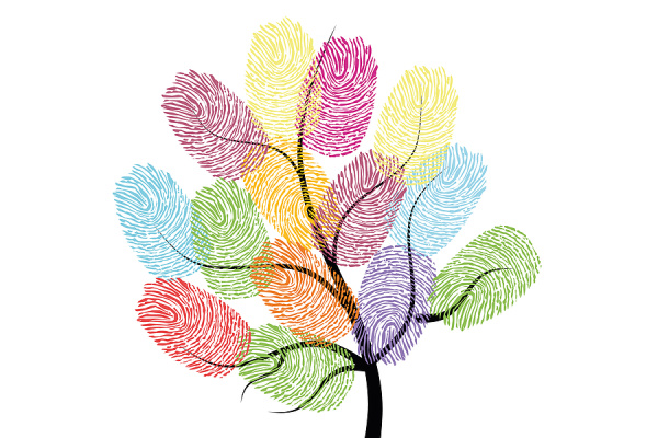 15 Finger Print Art Projects For Kids | If you're on the hunt for easy crafts for kids of all ages, these fingerprint art ideas will inspire you! Whether you're crafting with toddlers or looking for homemade gifts kids can make, these easy kids activities will not disappoint. From thumbprint dandelions, to alphabet art, to flowers and butterflies, to autumn trees and more, this list of fingerprint crafts for kids has something for every age and stage.