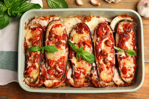 48 Eggplant Recipes Worth Trying | If you're looking for healthy eggplant recipes, you're in for a treat! Eggplant offers so many health benefits, and if you want to know how to cook eggplant, this post has it all. We've curated the best recipes for you to try, from easy, to healthy, to vegan, to low carb, to keto and more! Whether you like your eggplant roasted, stuffed, baked, grilled, fried, or cooked in the air fryer, there's a recipe here for you!